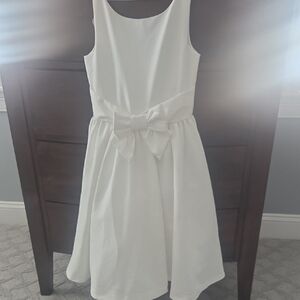 NWT Janie and Jack Classic White Dress with Bow